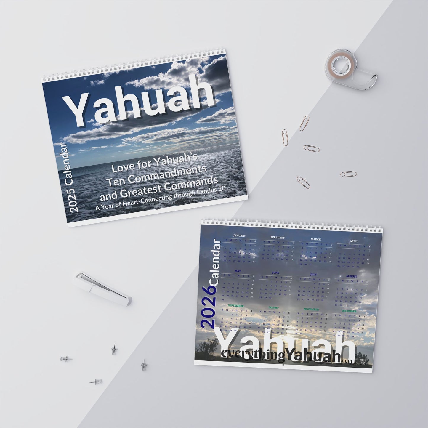 Commands of Yah (First Person) 2025 Calendar