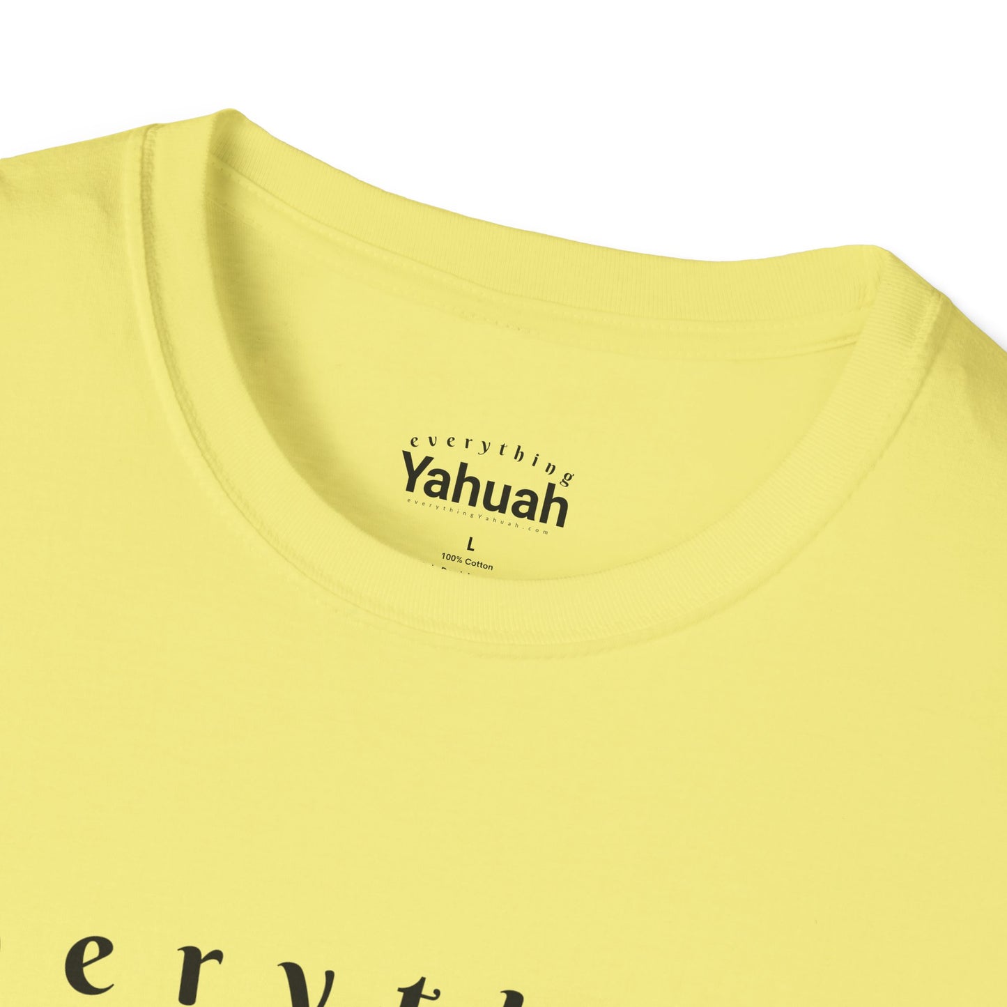 EverythingYahuah Black Logo T-Shirt