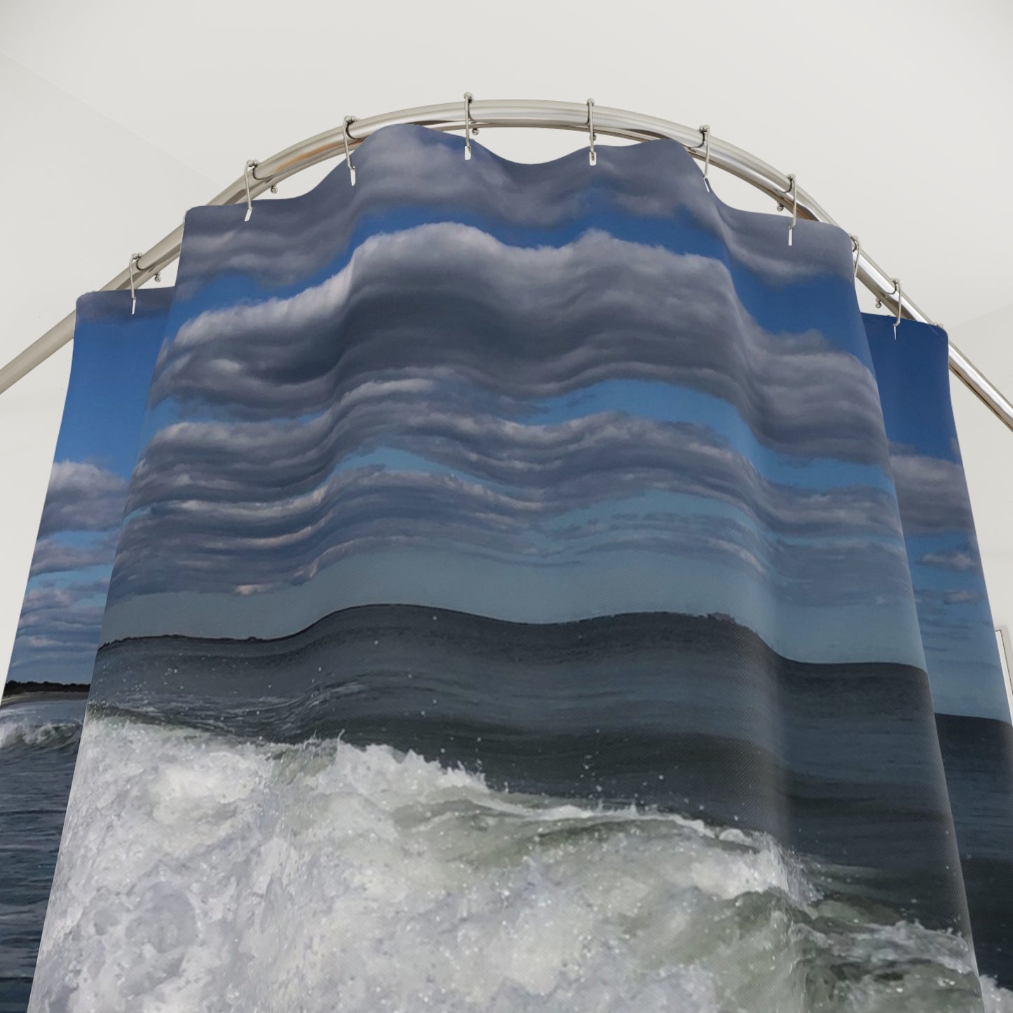 Waves Shower Curtain